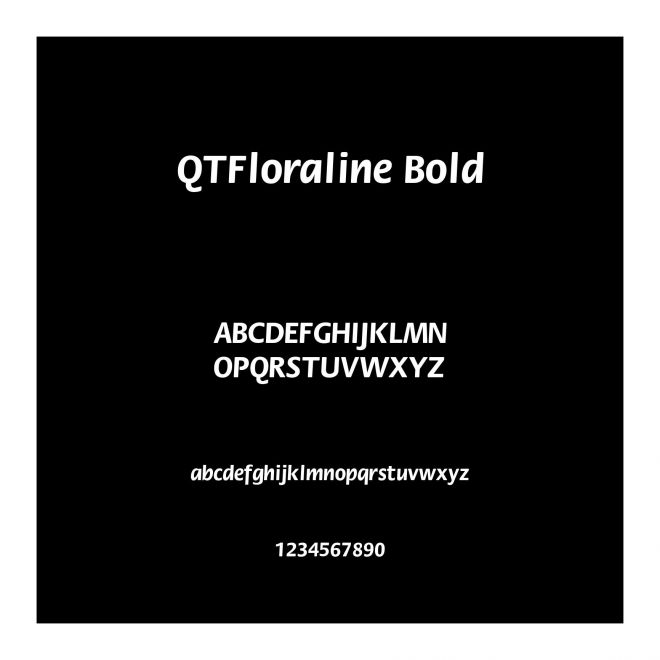 QTFloraline Bold
