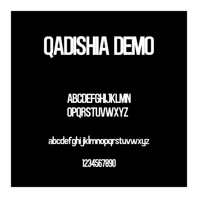 QADISHIA DEMO