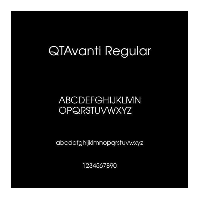 QTAvanti Regular