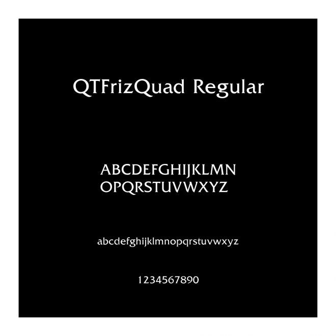 QTFrizQuad Regular