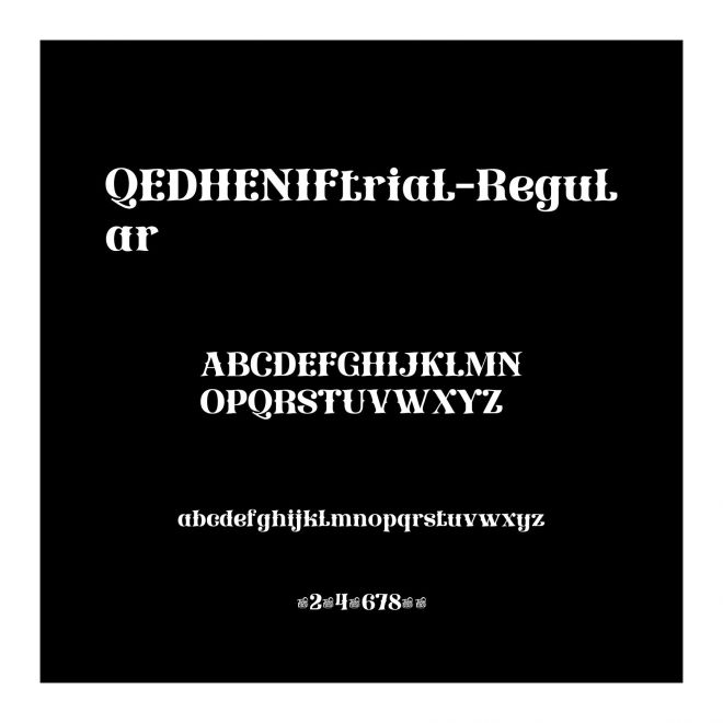 QEDHENIFtrial-Regular
