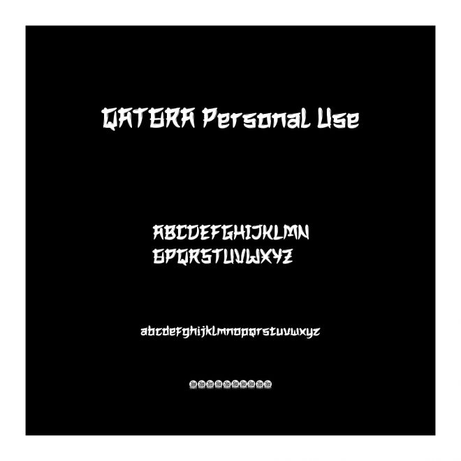 QATORA Personal Use