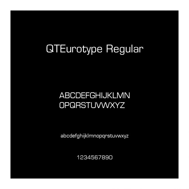 QTEurotype Regular