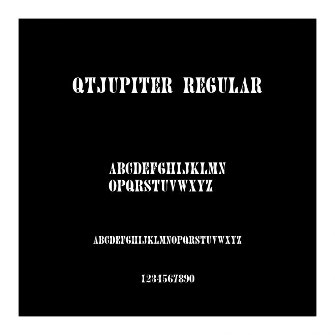 QTJupiter Regular