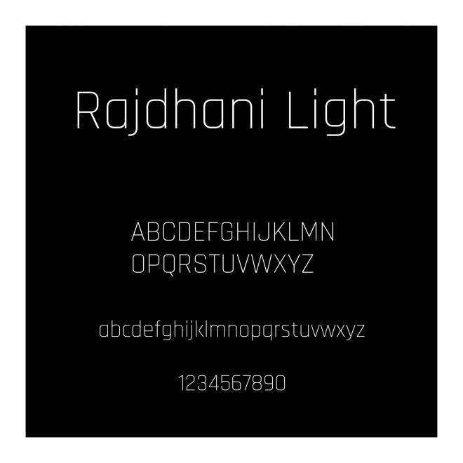 Rajdhani Light