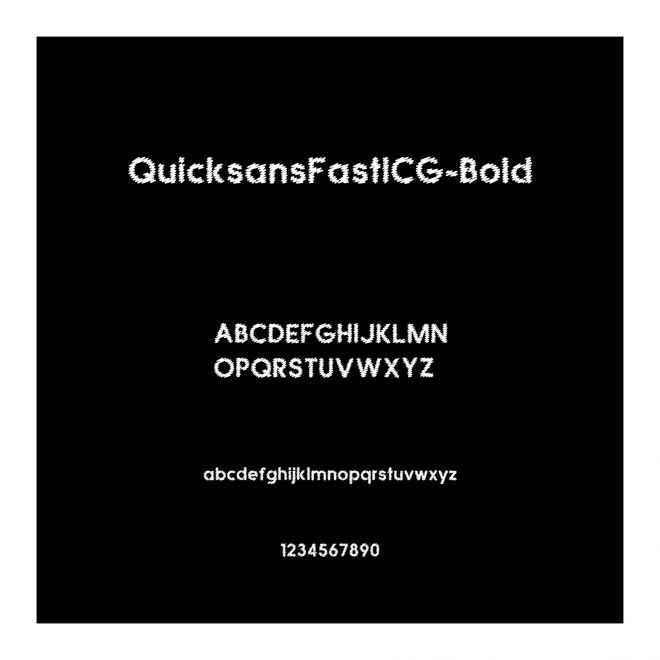 QuicksansFastICG-Bold