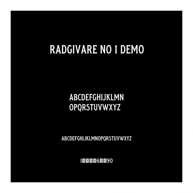 Radgivare No 1 Demo