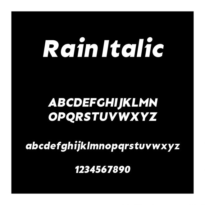 Rain Italic