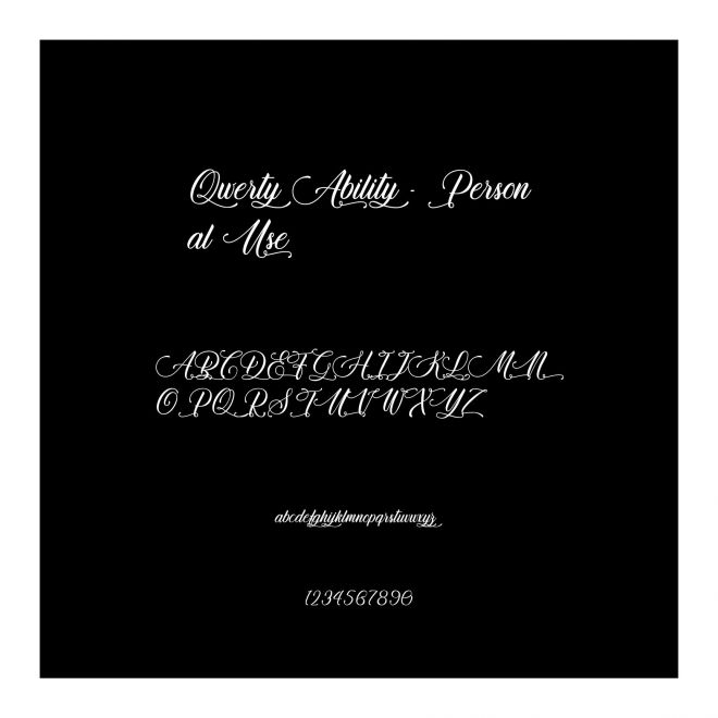 Qwerty Ability - Personal Use