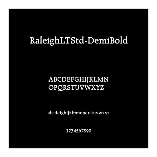 RaleighLTStd-DemiBold