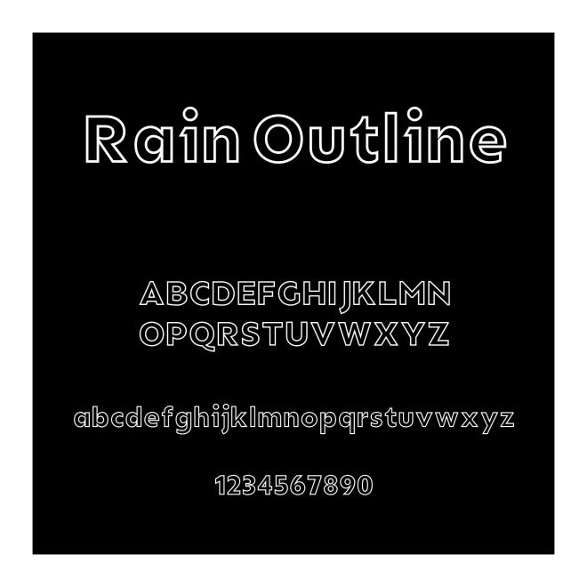 Rain Outline