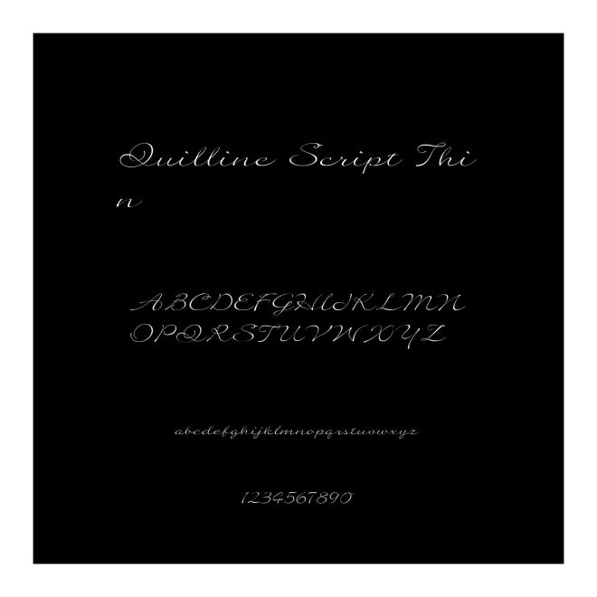Quilline Script Thin