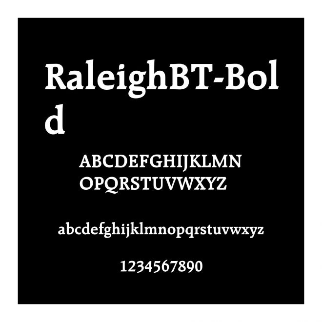 RaleighBT-Bold