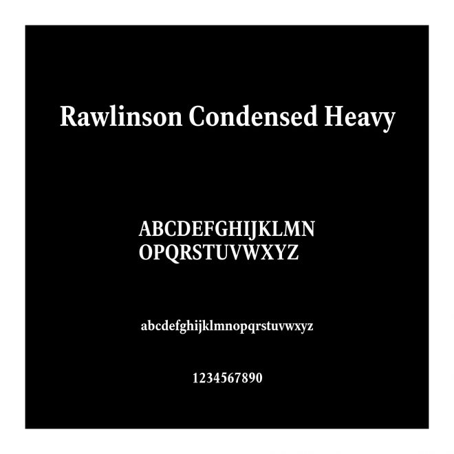 Rawlinson Condensed Heavy