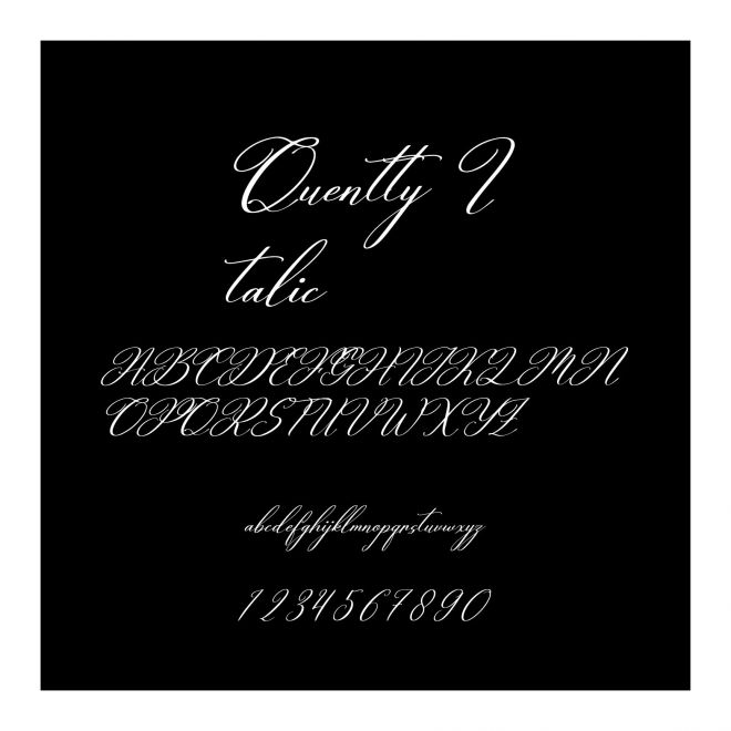 Quentty Italic
