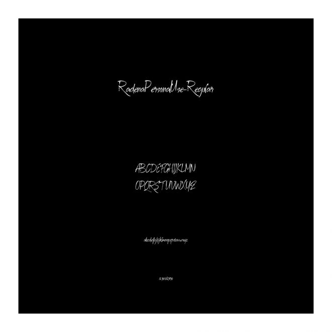 RadenaPersonalUse-Regular