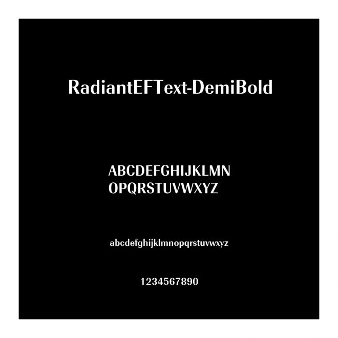 RadiantEFText-DemiBold