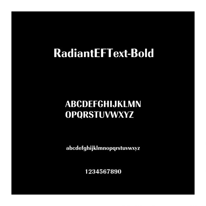 RadiantEFText-Bold