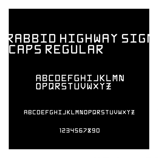 Rabbid Highway Sign Caps Regular
