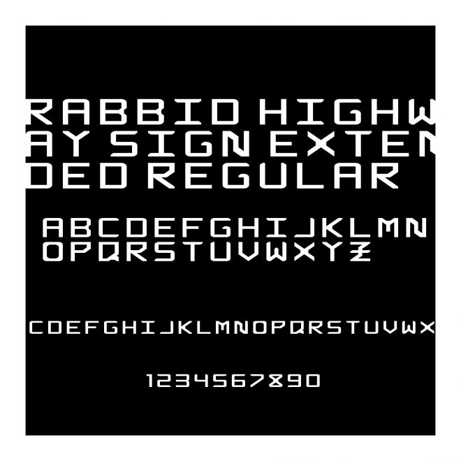 Rabbid Highway Sign Extended Regular