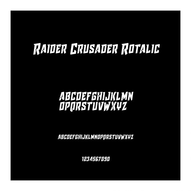 Raider Crusader Rotalic