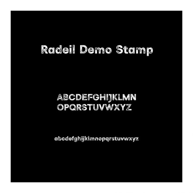Radeil Demo Stamp
