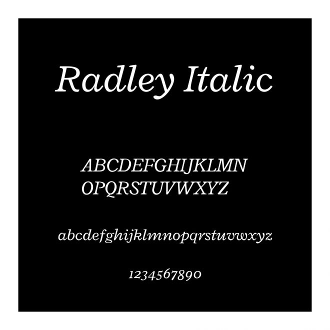 Radley Italic