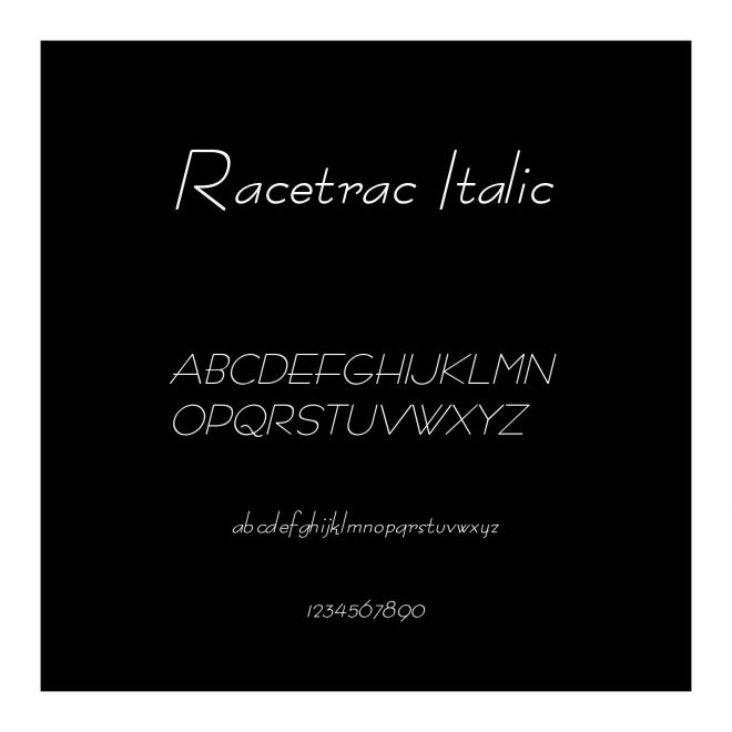 Racetrac Italic