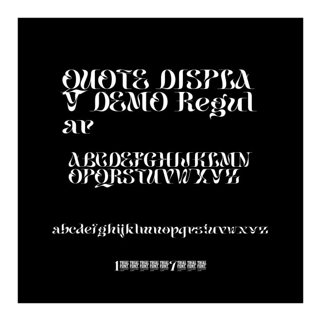 QUOTE DISPLAY DEMO Regular