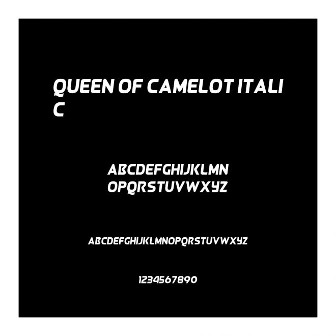 Queen of Camelot Italic