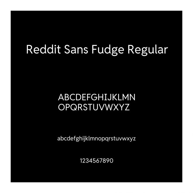 Reddit Sans Fudge Regular