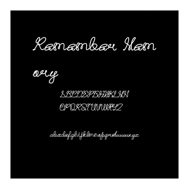 Remember Memory