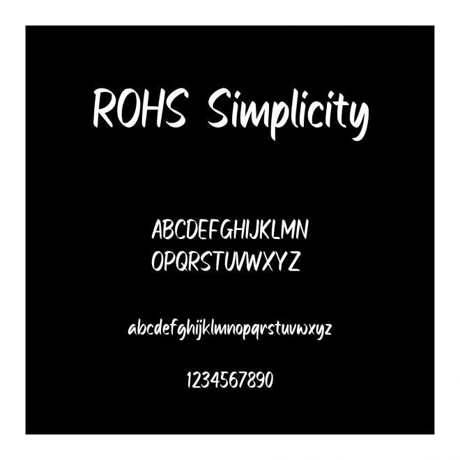 ROHS Simplicity