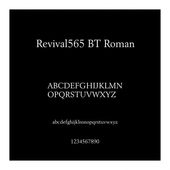 Revival565 BT Roman