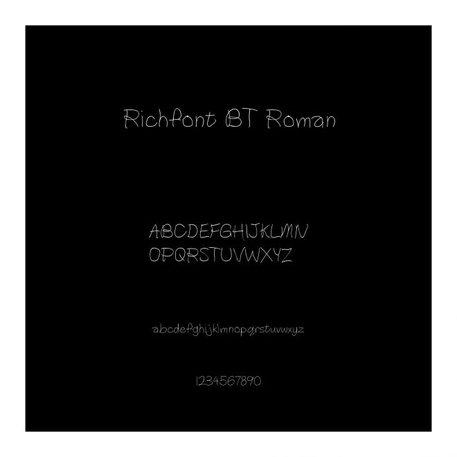 Richfont BT Roman