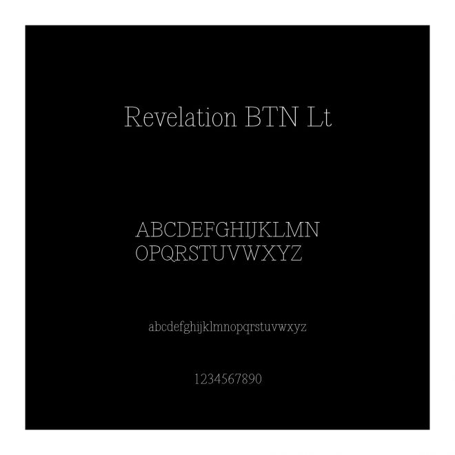 Revelation BTN Lt