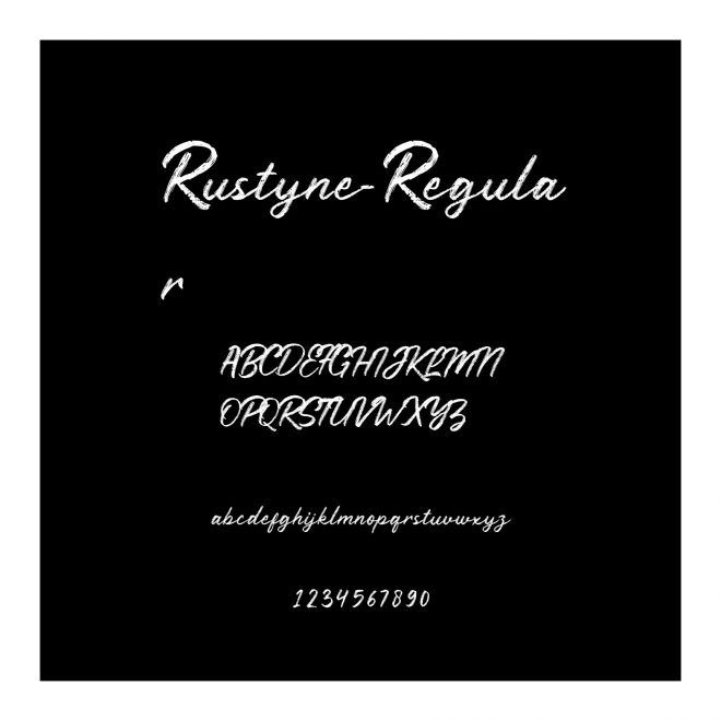 Rustyne-Regular