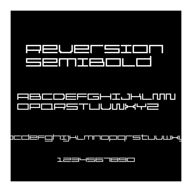 Reversion SemiBold