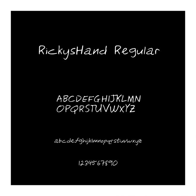 RickysHand Regular