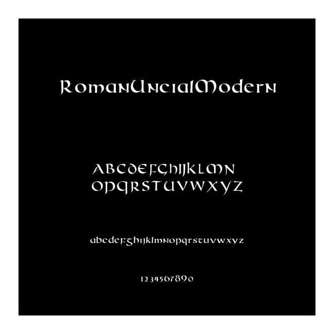 RomanUncialModern