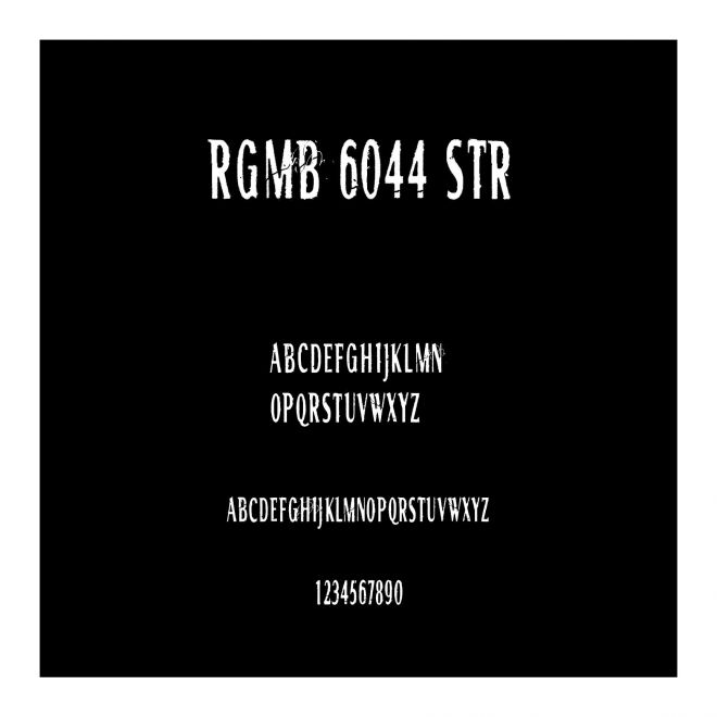 RGMB 6044 Str