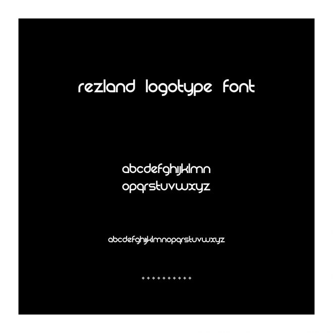 Rezland Logotype Font