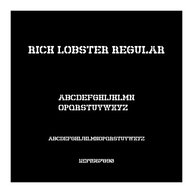 Rick Lobster Regular