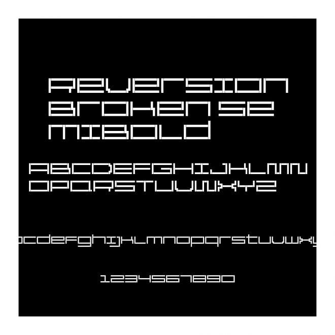 ReversionBroken SemiBold