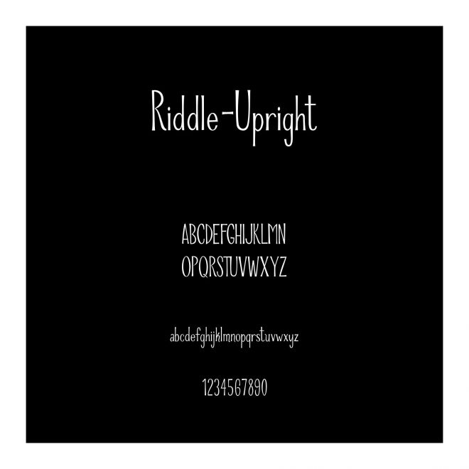 Riddle-Upright