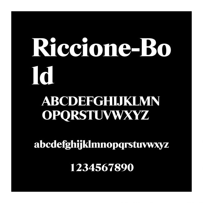Riccione-Bold