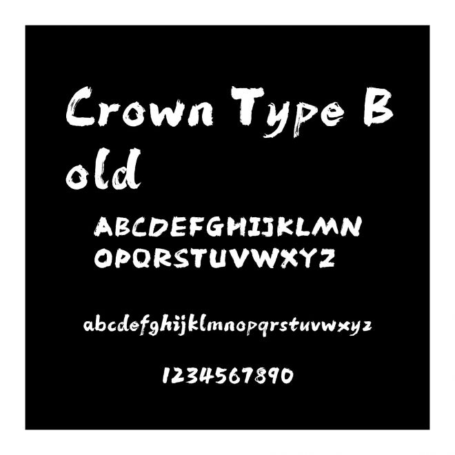Crown Type Bold