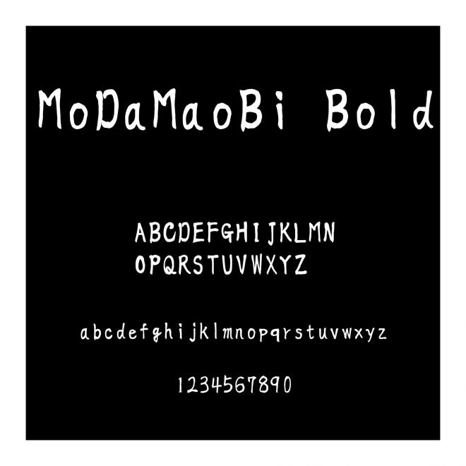 MoDaMaoBi Bold