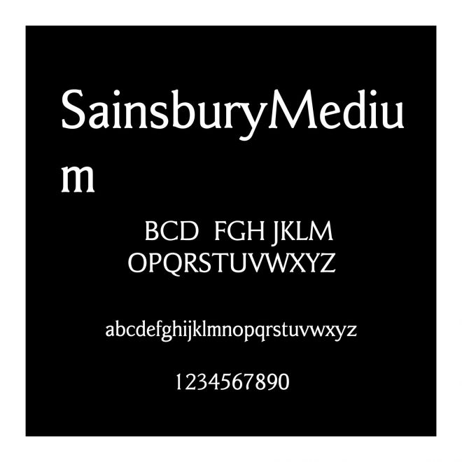 SainsburyMedium