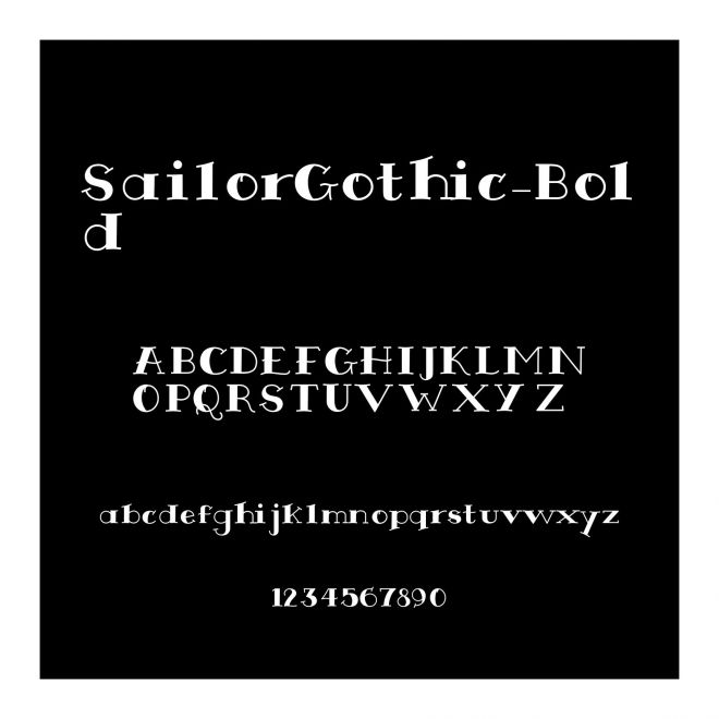 SailorGothic-Bold